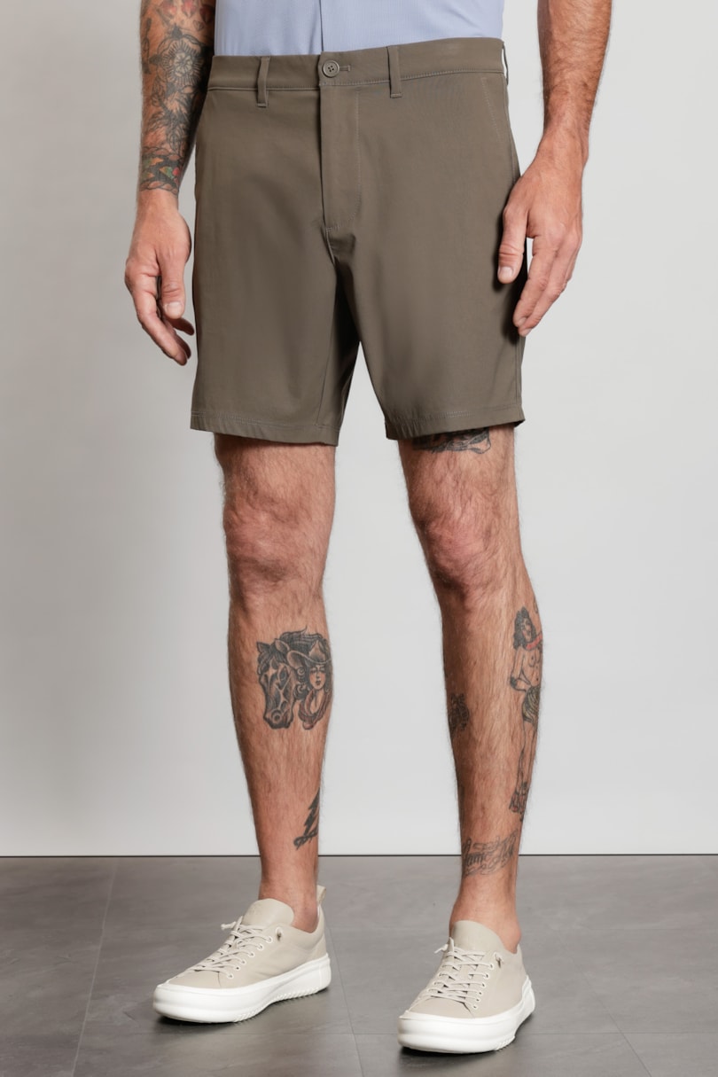 Bermuda Chino Elastic Fumê
