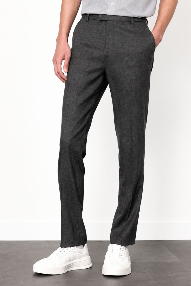 Calça Alfaiataria Malha Flex Chumbo