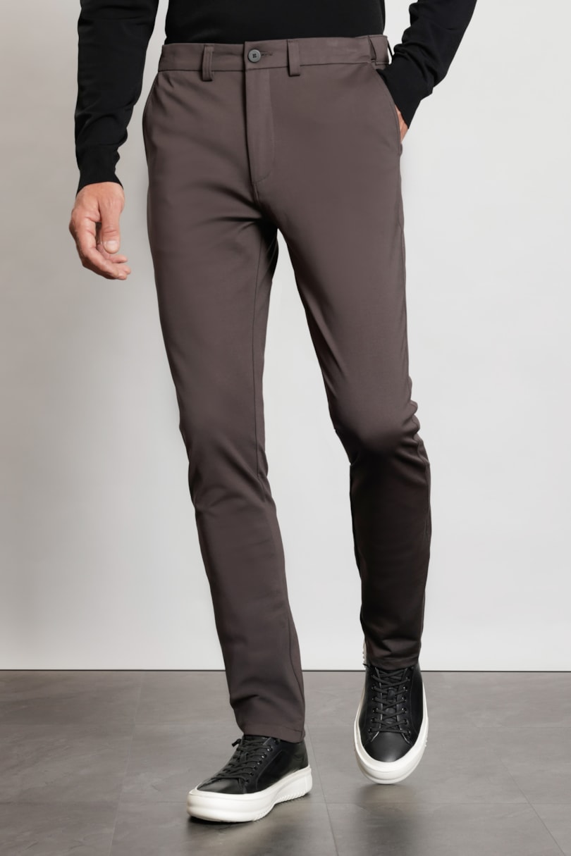 Calça Chino de Malha Moovex Black