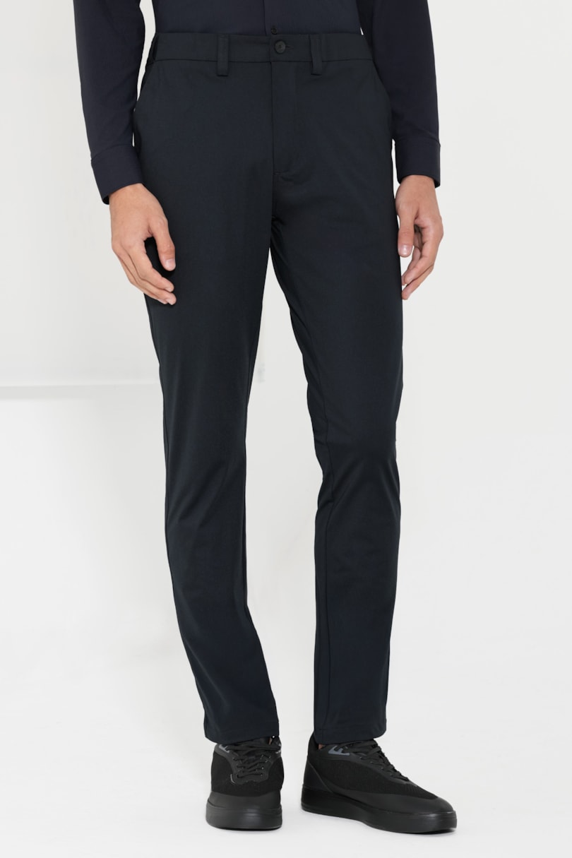 Calça Chino de Malha Moovex Preto
