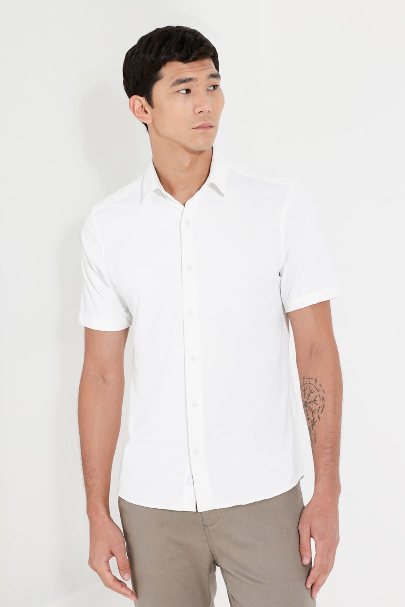 Camisa Manga Curta Bold Everyday Branco