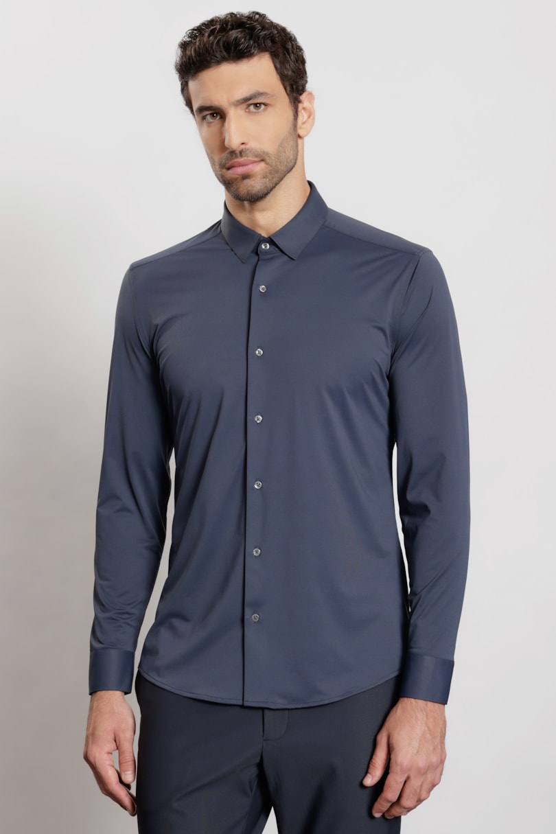 Camisa Manga Longa Classic Everyday Marinho
