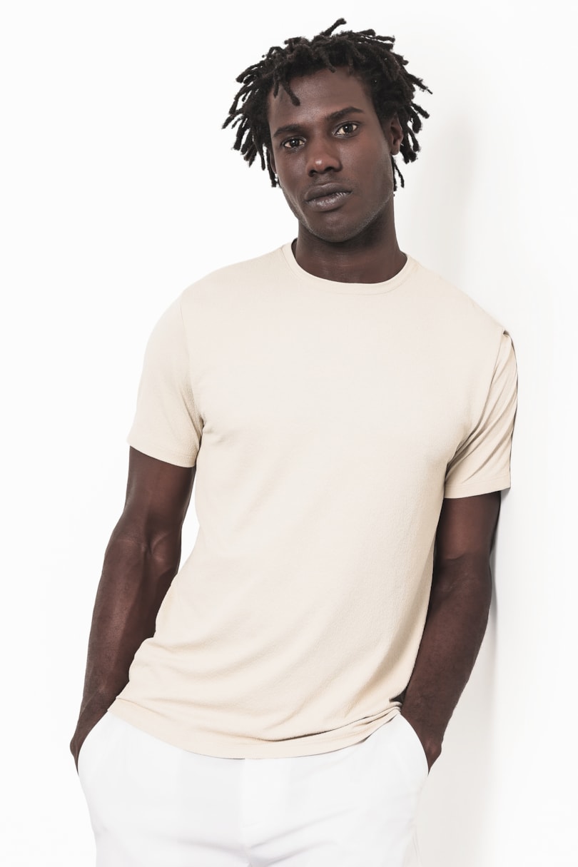 Camiseta Manga Curta Twist Cinza Claro