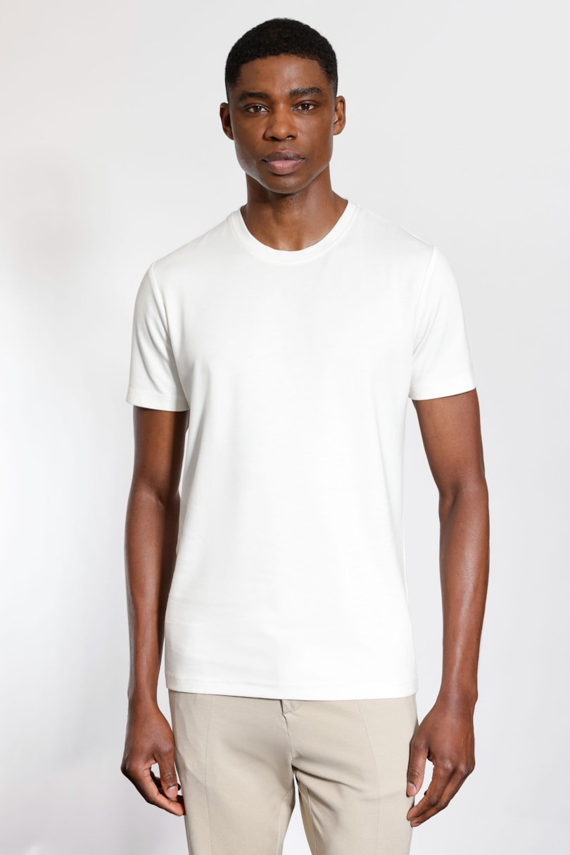 Camiseta Manga Curta Visco Everyday Off White